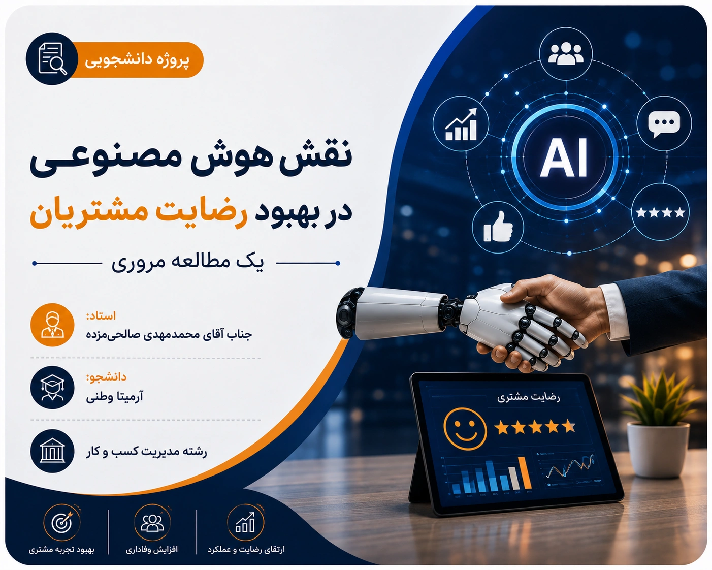 پروژه هوش مصنوعی رضایت مشتریان